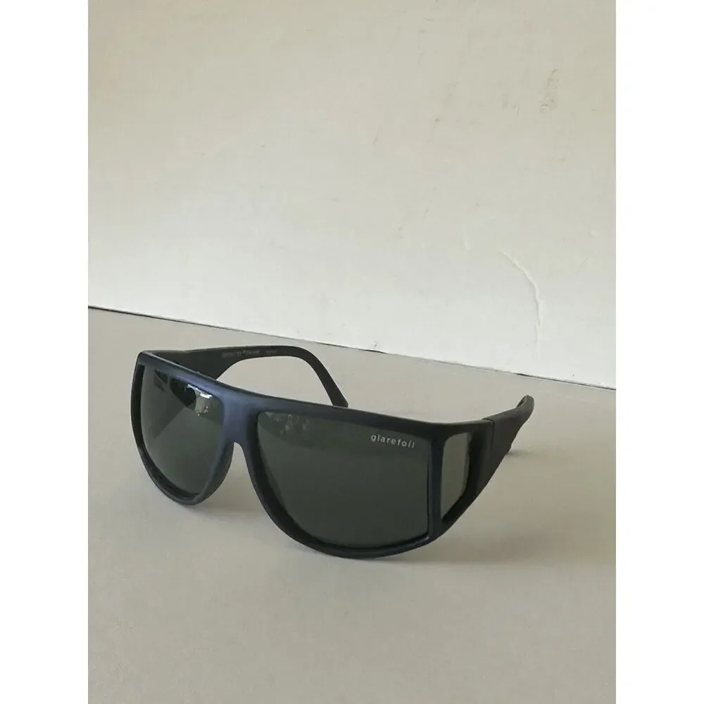 Glarefoil sunglasses men polarized Four Lenses By Polaroid 9604F glass lens Blue